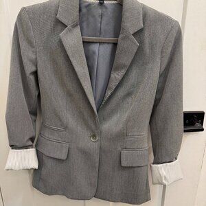 Express one-button light gray blazer - Size 2